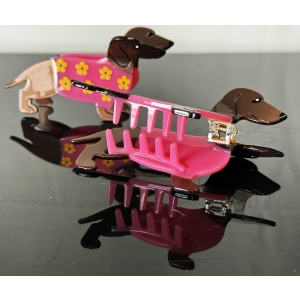 Dachshund Hair Claw Clip