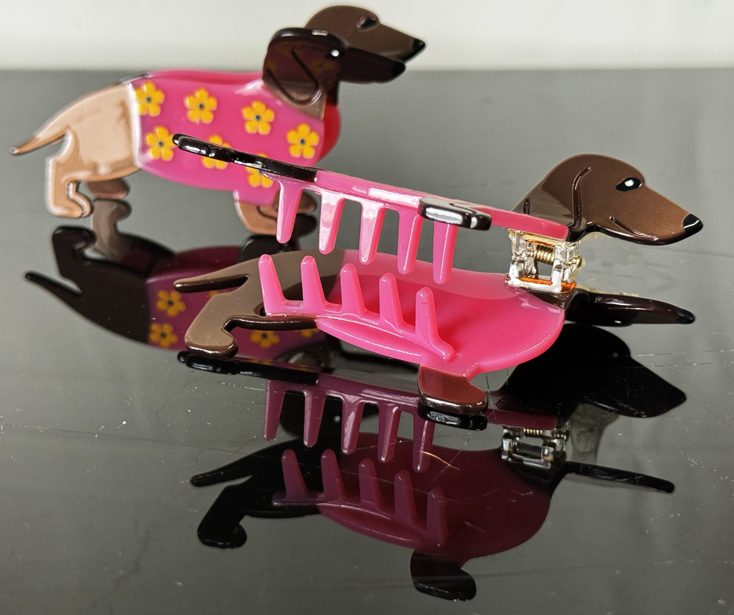 Dachshund Hair Claw Clip