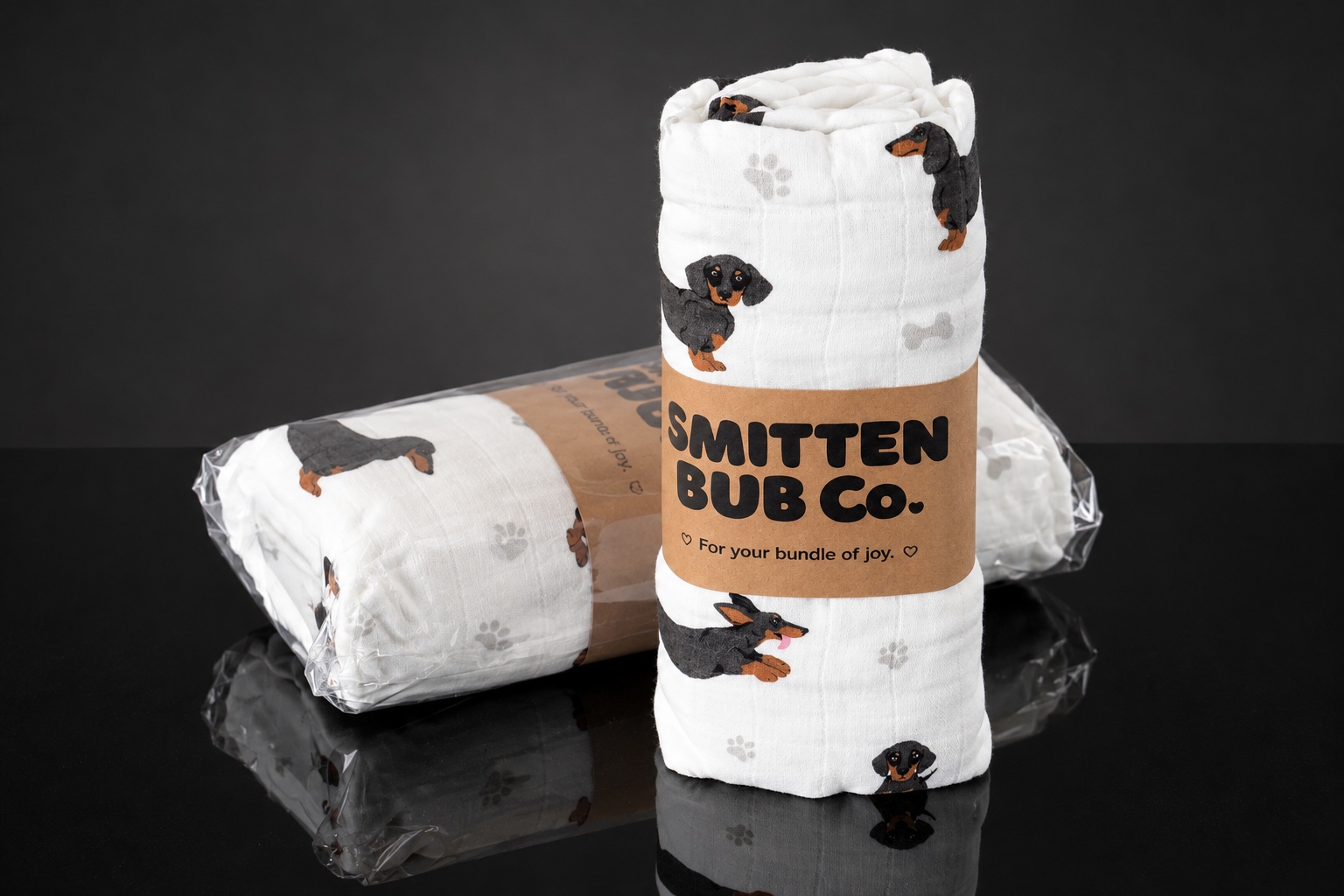 Smitten Bub & Co. Baby Muslin Wrap